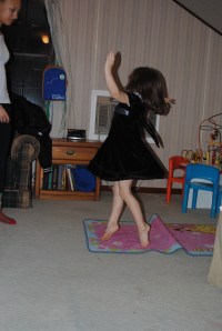 They taught our girls some dance moves...