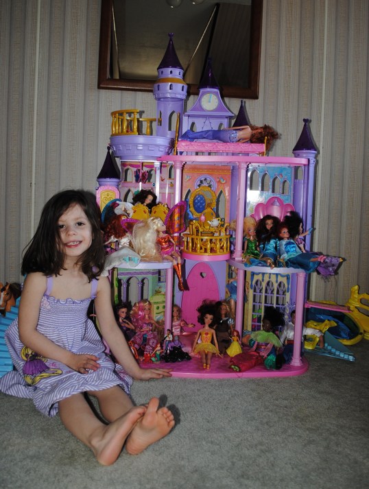 The famous Princess Castle. How many Princesses do you see?