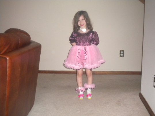 All dressed up for when Daddy gets home