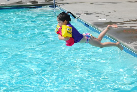 Five years old an Fearless!