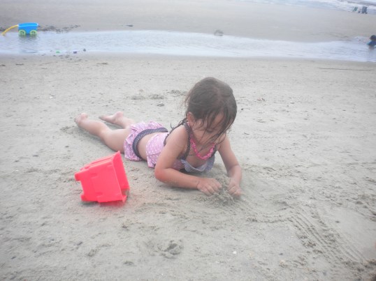 She's no stranger to sand...