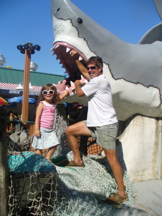 I saved the kids from the shark....cause that's what daddies do