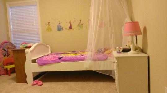 working on the Princess bedroom