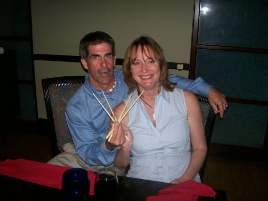 Anybody can do ONE set of chop sticks...