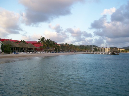 Sandal's Grande beach. The resort was grande!