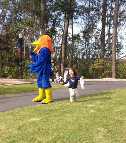 "Mommy! Daddy! The bird talked to me!"