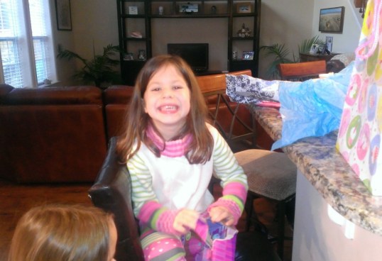 birthday gift opening