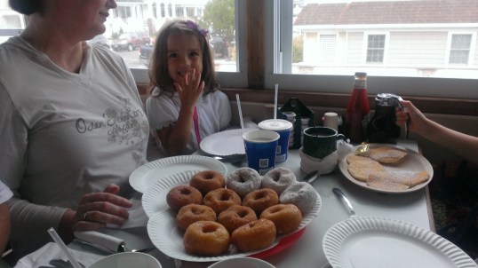 'Brown's Donuts are good but don't finger them all Skylar