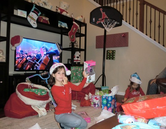 Her new computer watch camera microphone game thingy that also tells time