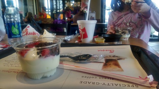 yea, Dad likes dessert too. I have trained them well!