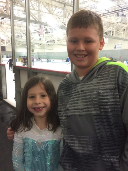 That is one pure smile with her buddy Drayton