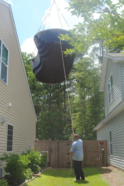 Navigating through the houses