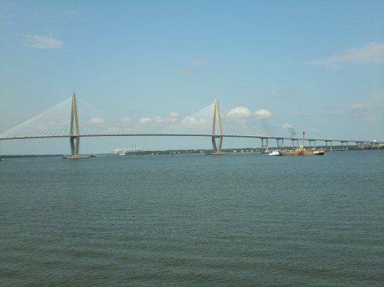 The new Arthur Ravenel Bridge, formerly known as the Cooper River Bridge. Get over it!