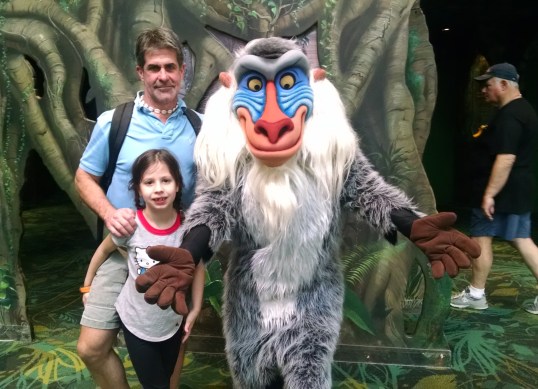 Monkeying around at the petting zoo