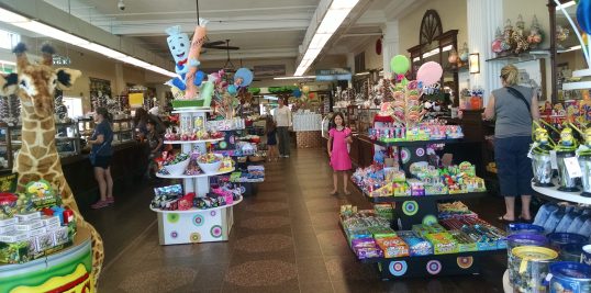 Like a kid in a candy store